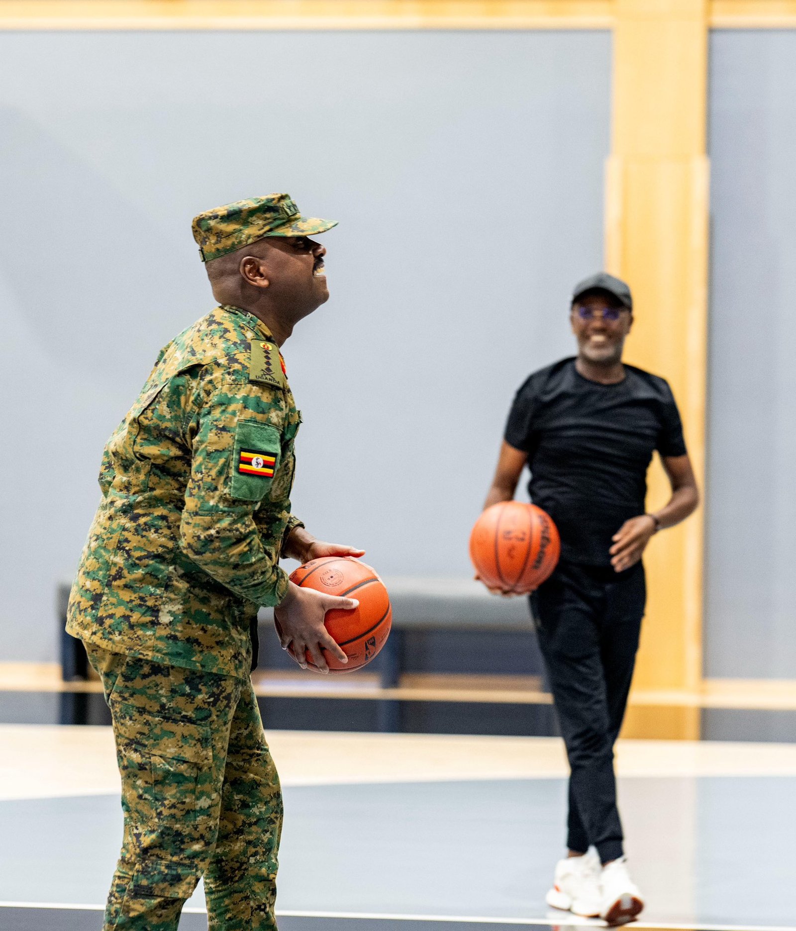 Muhoozi Meets President Kagame