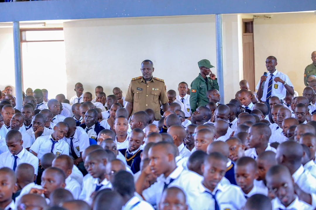 Lt Col Frank Murema with SMACK Students